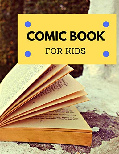Comic Book for Kids: Kids Comic Book With Title - 120 Pages - Large (8.5 x 11 inches) - Premium Pain