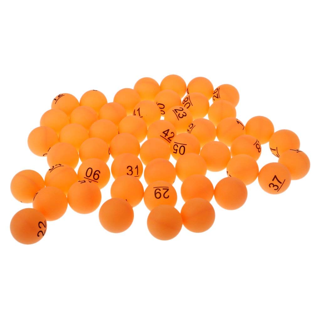 Ping Pong Balls 50 Unidades Lotería Bingo Juego