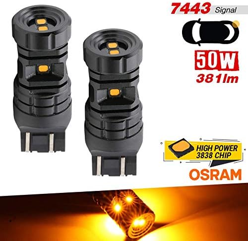 Miniatura 2 de 74437444 Luces ámbar CSP LED de alta calidad para delanterotrasero señal de giro 2 bombillas