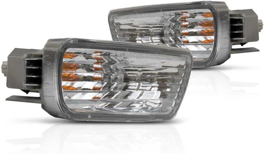 For 2001-2004 Toyota Tacoma Pair Driver and Passenger Side Turn Signal Light With Bulbs Included TO2530140 TO2531140 | 81520-04080 81510-04080