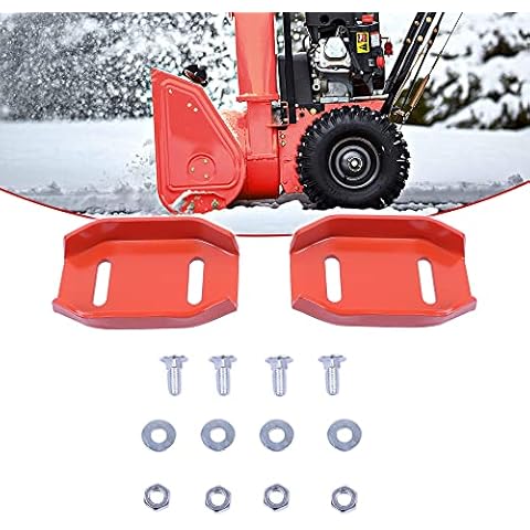 ELITEWILL 2pcs Snow Blower Skid Shoes Snow Thrower Slide Shoes Fit for Ariens 2-Stage Snow Thrower Replace OEM 01028600 02483859 24599 2483859 106500 245995 2483851 Cover