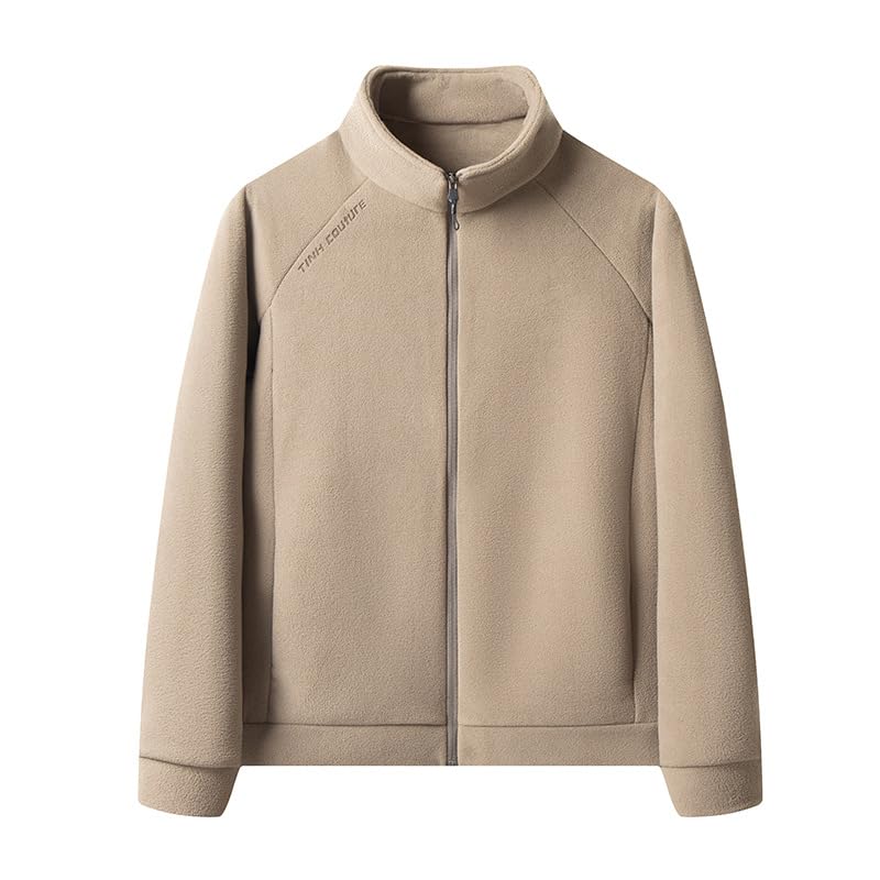 Abrigo polar para el frío diario chaqueta casual cómoda de felpa 6