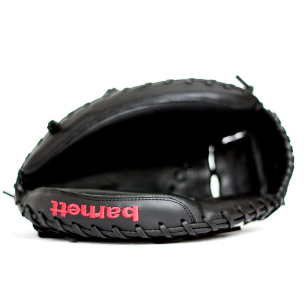 barnett GL-203 Gant de Baseball Cuir de Catch pour Adulte 20,3, pour droitier, Noir