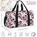 Adornori United Kingdom Flag Gym Bag for Women, Duffle Bag for Travel Sport, Lightweight Waterproof Carry on Weekender Dance Yoga Workout Bags, Union Jack