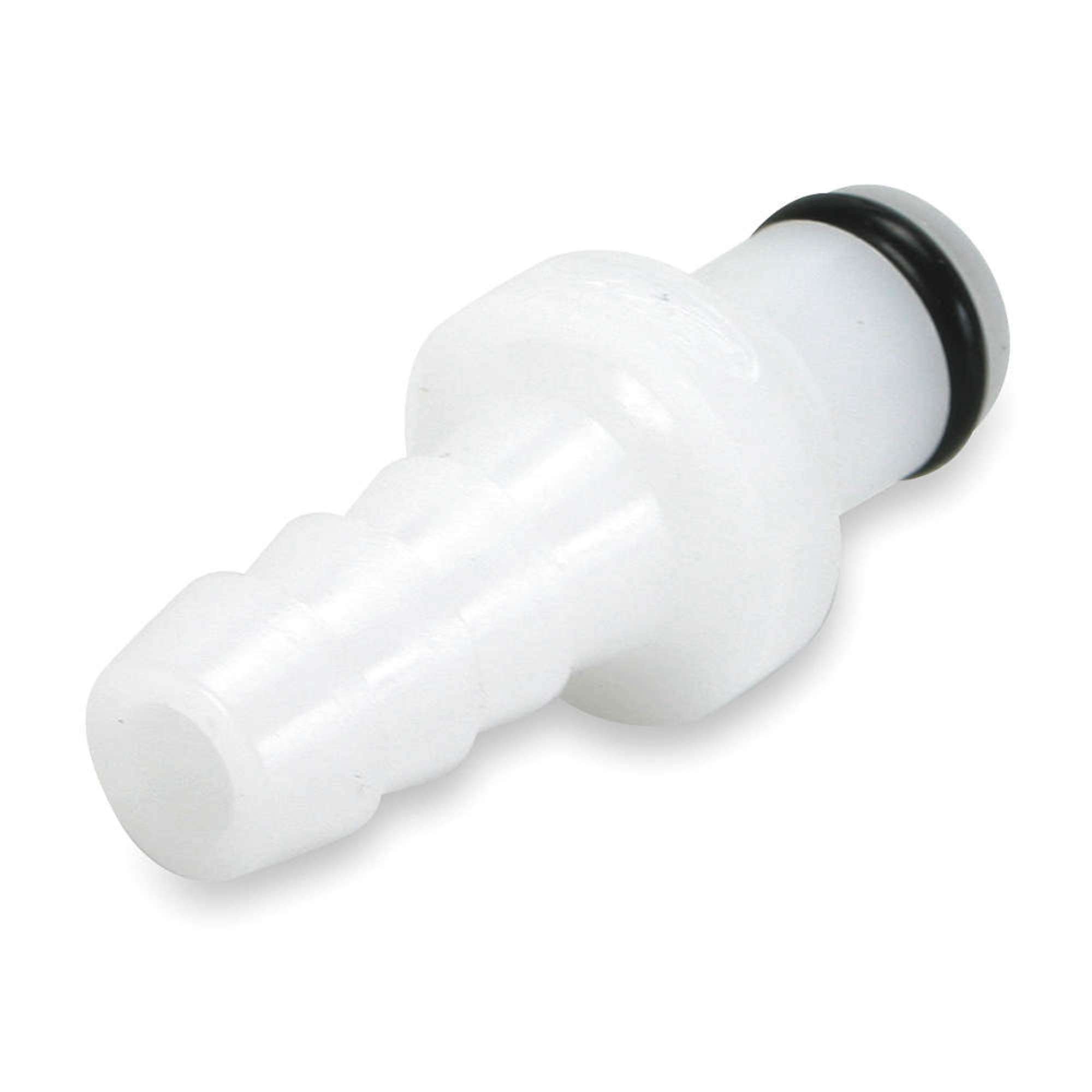 CPC (Colder) Quick-Disconnect Fitting, Hosebarb Insert, Acetal, Straight-Through, 1/8" Flow Size, 1/4" ID
