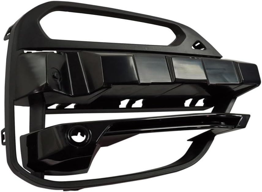 KarParts360 For BMW X3 2018 2019 2020 2021 Fog Light Cover Front, Passenger Side | Plastic | Textured Black | With Fog | With Park Distance Control Sensor | Replacement For BM1039209 | 51117420872