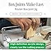 Router Box Joint Jig,finger joint jig for router table with 3 size index keys (1/4, 3/8, 1/2 in) and setup bars, high-definition acrylic design, adjustable tightness, includes video instructions