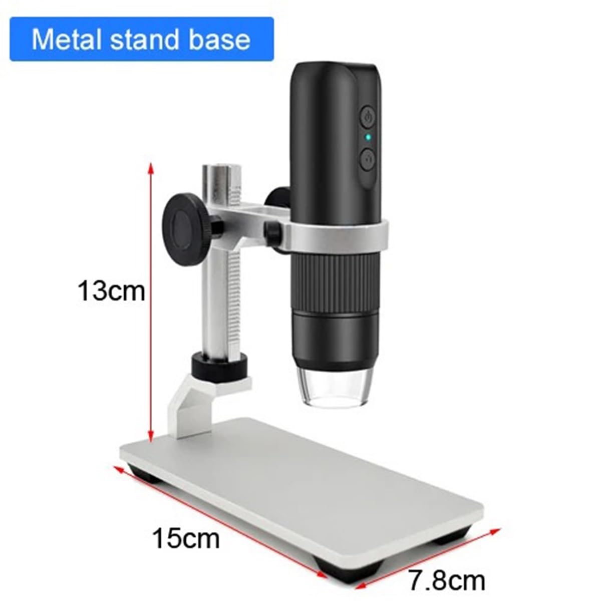 Accessori per microscopio da laboratorio Microscopio digitale 1600X USB con 8 LED, lente d'ingrandimento for fotocamera elettronica, strumento di riparazione for saldatura del telefono