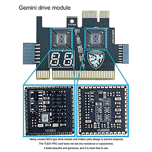 Tarjetas LPC-DEBUG TL631 Pro para diagnóstico de placa base de ordenador 3