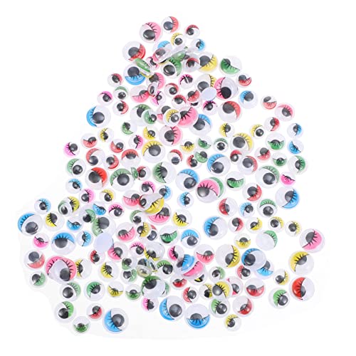 HONMEET Pegatinas de Ojos Autoadhesivos para Manualidades DIY Simulación Ojos Animales para Muñecos Marionetas y Decoración Creativa