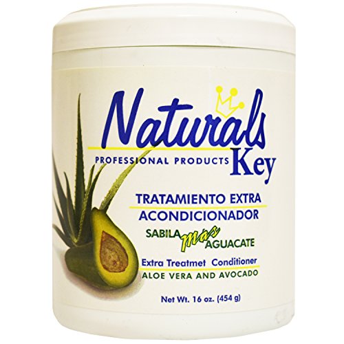 Dominican Hair Product Naturals Key Aloe Vera and Avocado Treatment Conditioner 16oz