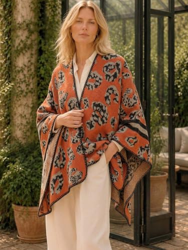 Image of Breezy Lane Shawl Wraps for Women Ponchos Ruana Wraps Cardigan