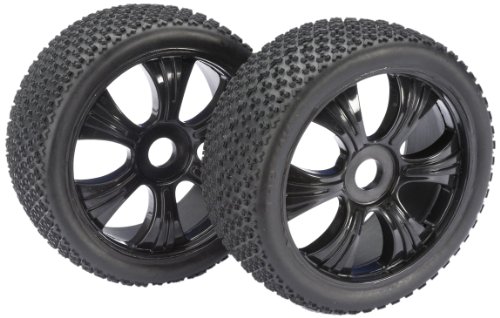 Preisvergleich Produktbild Absima - Wheel Set LP Buggy Dirt Black 1:8 (2) (2520011)
