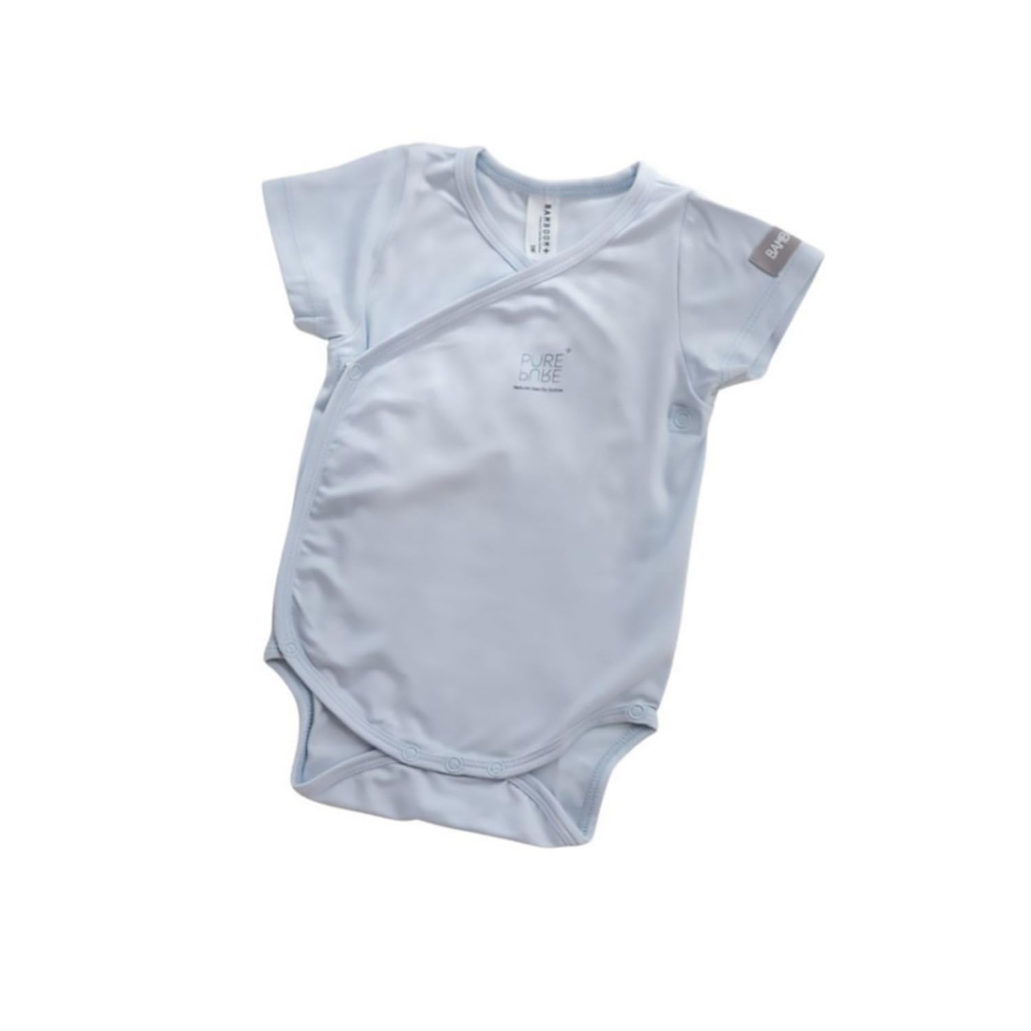 Body 3 Mesi Bambino Maniche Corte 2 Pezzi Azzurro Bianco