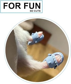 Tiny Shirt & Shoes for Hamster Cosplay Costume Cute Mini Shark Slipper for Small Animal Hedgehog Rat Ferret Party Play Photo Shot (Pink)