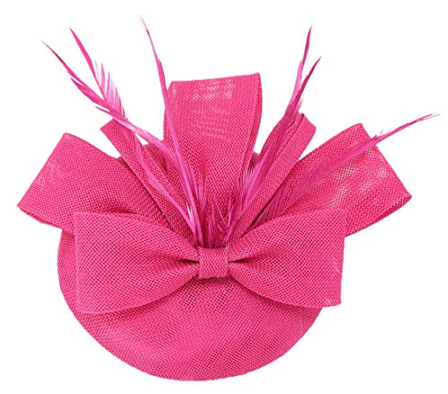 Coolwife - Tocado para mujer, diseño de flores de Sinamay - - Talla única