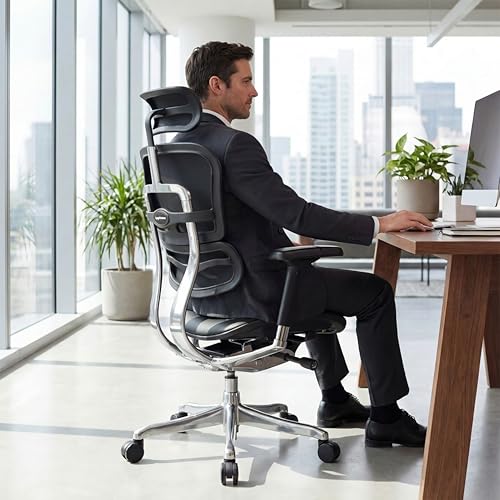 Ergonomischer Bürostuhl ERGOHUMAN GEN2 Schwarz