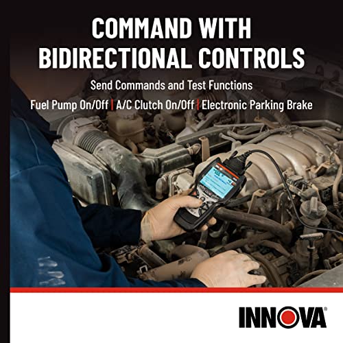 Innova 5610 OBD2 Bidirectional Scan Tool – Understand Your Vehicle, Pinpoint What’s Wrong, and Complete Your Repairs with Less Headache, Updates Included, US-Based Technical Support