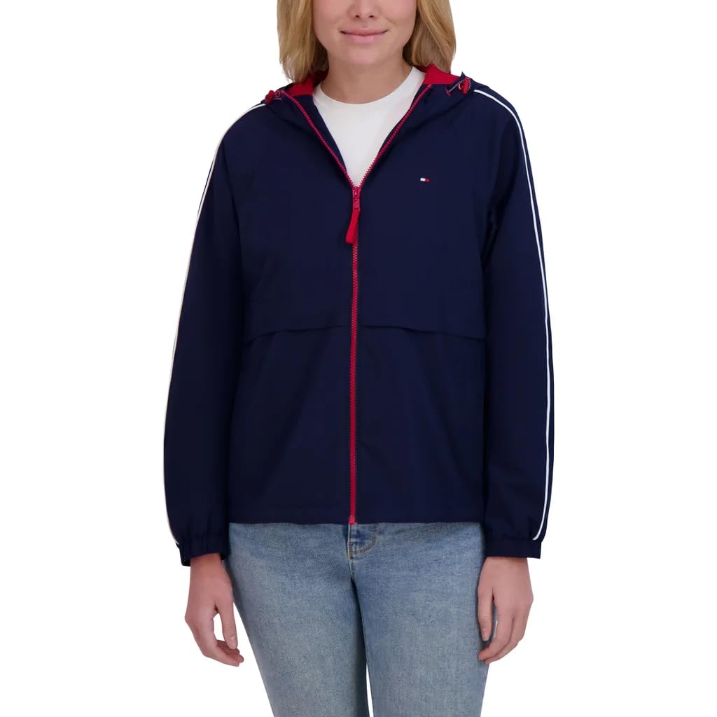 Women’s Windbreaker Jacket, Lightweight Hooded