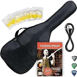 Rocktile Pro ST60-SK Guitare électrique Skull avec accessoires – Image 4