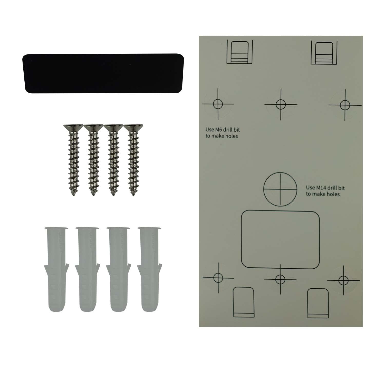 SCHARTEC Codetaster mit RFID Chip Transponder Taster Set Karten Leser Transponder Lesegerät Zugangskontrolle Code Tastatur Türöffner