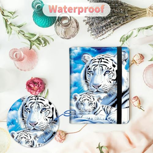Image of Photo Album 4x6 120 Pockets Photos with Strong Elastic Band, Small Mini Albums Sheet Protector Folder for Photos, Album for Family Wedding Women Men Baby Vacation Gift, White Tiger