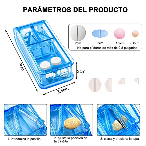 Vitamínicos, cortador de pastillas Marca Veool (3)