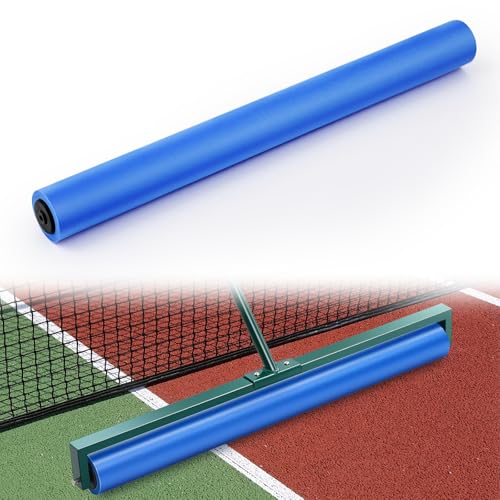 Silipull 1 Pack 36 Inch Replacement Surface Roller Tennis Court Squeegee Sponge Replacement Roller Seamless for Sweep Tennis Brush (Blue)
