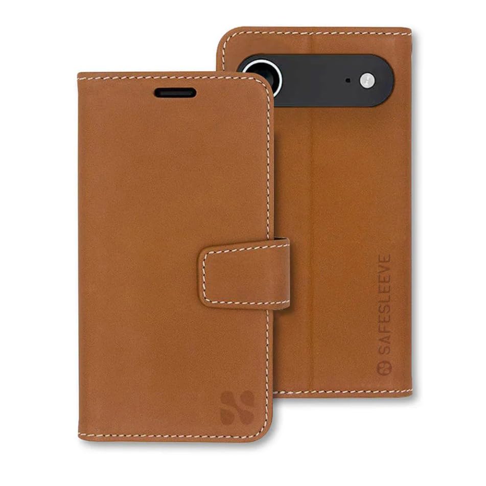 SafeSleeve Camel iPhone 17 Air Case - EMF Blocker for Cell Phone with 3 Card Slot Slim Protective