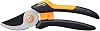 Fiskars Bypass M Garden Shears, Solid, P321, For fresh branches and shrubs, Non-stick coating, Stainless steel blades, Length: 20.1 cm, BlackOrange, 1057162
