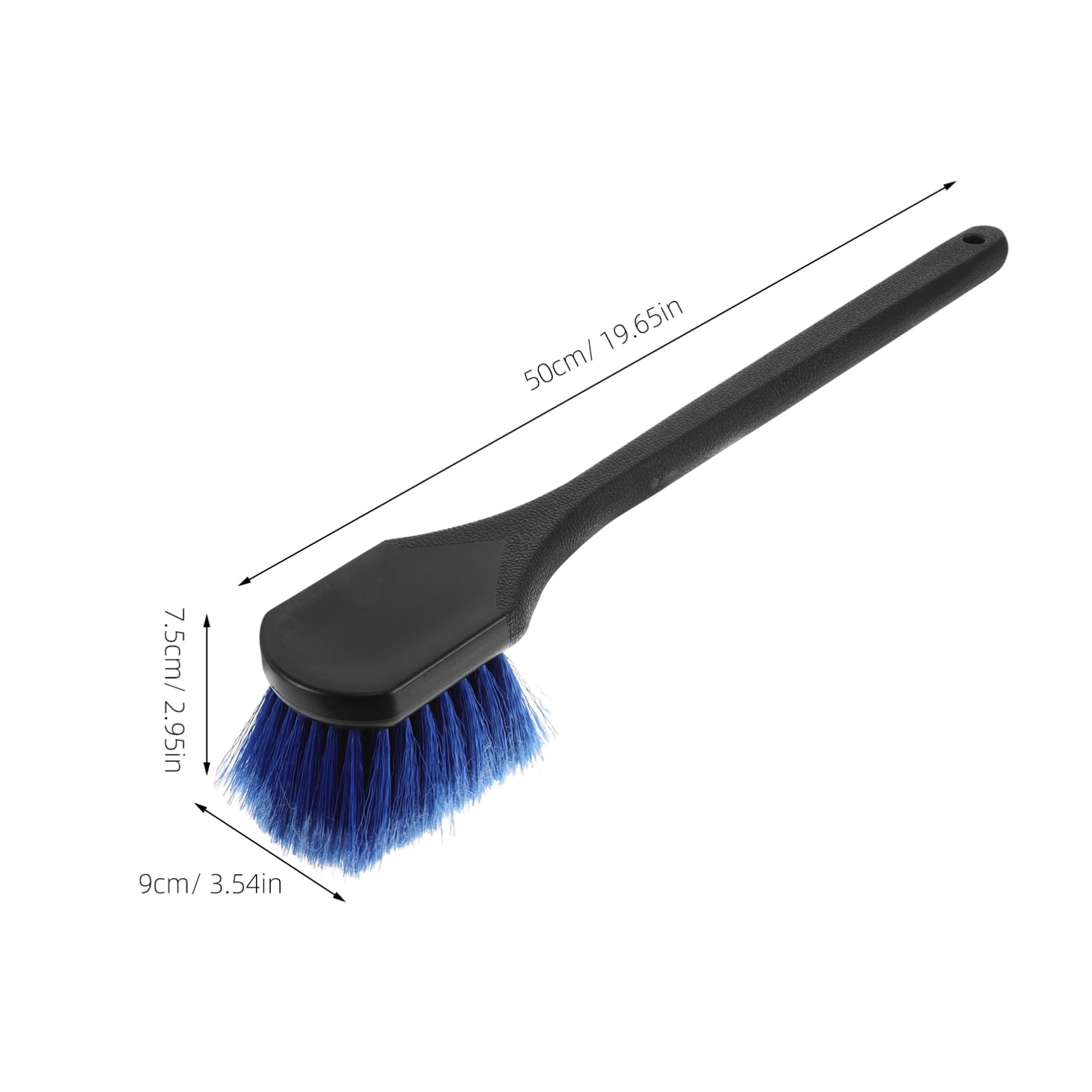 Mikinona Brosse de Nettoyage pour Pneus 2 Pièces Plastique à Long Manche