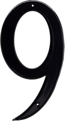 Miniatura 3 de Montague Metal Products números estándar para casas, Negro