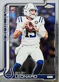 2025 Topps Chrome #318 Riley Leonard Indianapolis Rookie Football Card - Sportscard Superstore