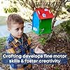 12 DIY Bird House Kits For Children to Build - Wood Birdhouse for Kids to Paint - Unfinished Bird Houses - Spring Crafts Kits - Wooden Arts & Craft for Girls & Boys - Classroom & Spring Activity #4