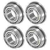 [Tamaño Y Paquete] - 4Pcs x Rodamientos De Rueda De Repuesto; Tipo: F688ZZ; Tamaño: 8 x 16 x 5 mm (DI x DE x A); Tamaño De La Brida: 18 x 1 mm (DE x E). Su alta precisión PO (ABEC1) y diseño de baja fricción lo hacen ideal para aplicaciones de alta velocidad.