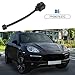 A ABSOPRO Rear Brake Pad Electronic Wear Sensor 7P0907637C Brake Pad Wear Indicators for Porsche Cayenne 2011-2016 Black (Set of 2)