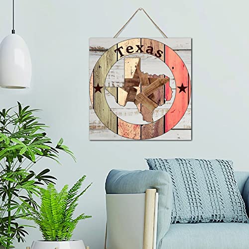Panneau en bois Texas Lone Star souvenir de voyage et évasion murale
