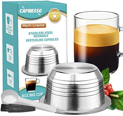 CAPMESSO Reusable Coffee Capsules 