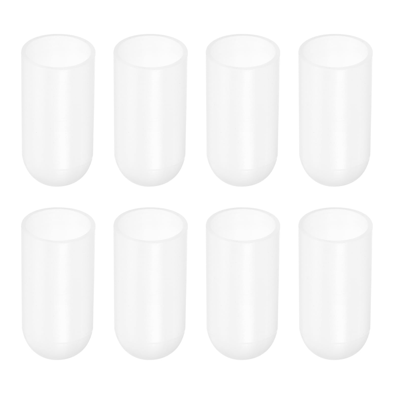 Bouchons de vis souples 23mm cache boulon élastique embout silicone transparent x8