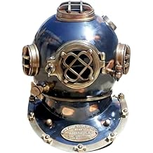 Antique Scuba Helmet, DM Vintage Brand, and Comfortable, Scuba Diving Helmet for Sale