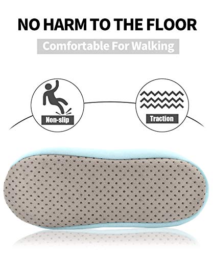 Image of Panda Bros Women's Ballerina House Slippers,Anti-Skid Comfy Warm Ballet Style Slippers