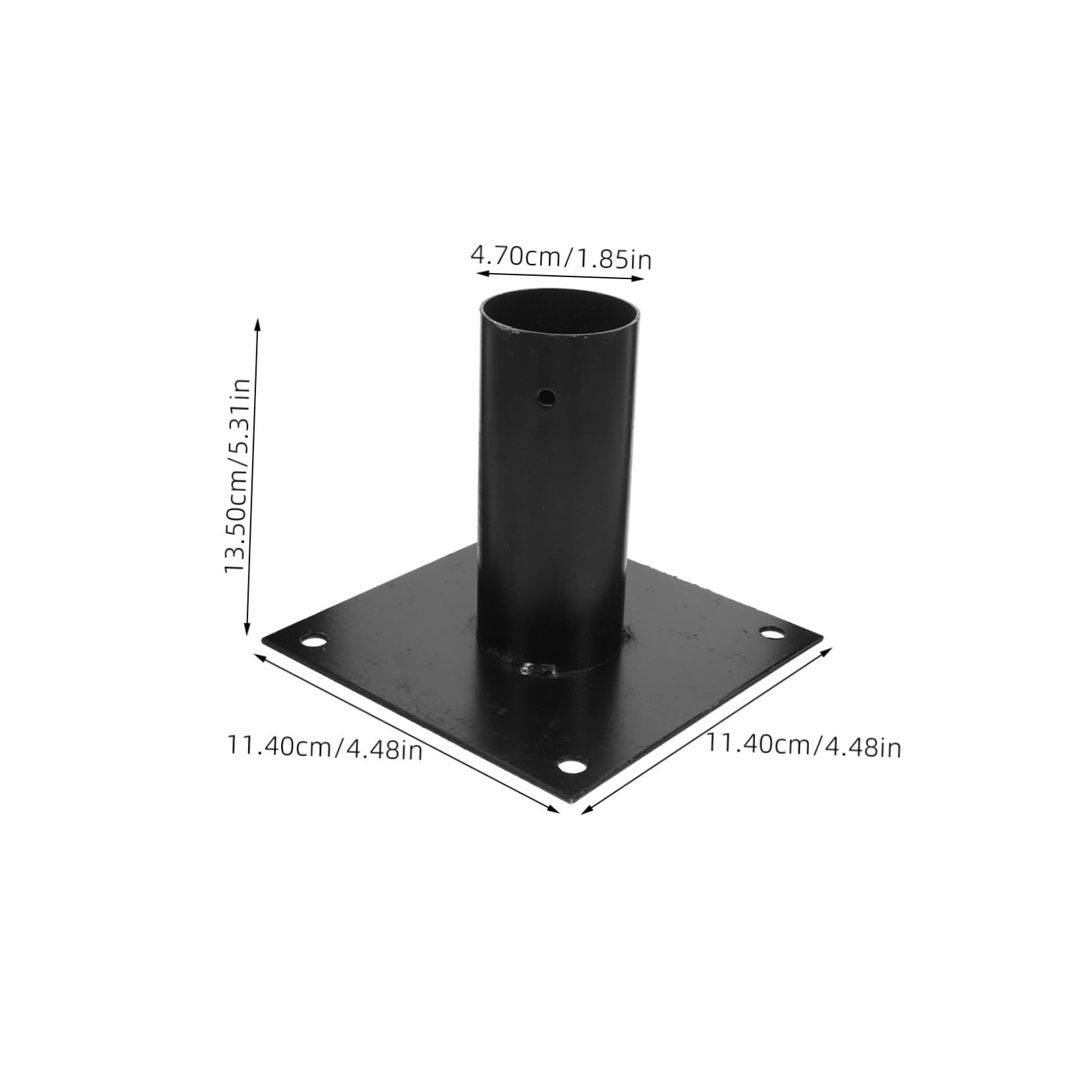 SUPVOX Support Poteau de Clôture Robuste Ancrage Fixation Facile Béton ou pour Réparation et Maintien des Poteaux de Boîte Aux Lettres