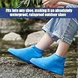 Schuhüberzieher Wasserdicht 3 Paar,Silikon überzieher Schuhe,Regen Schuhüberzieher Rutschfeste,Schuhüberzieher Mehrweg,für Outdoor Regen Schneetag Schlammige Straßen Europäische Schuhgröße (38-42)