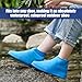 Schuhüberzieher Wasserdicht 3 Paar,Silikon überzieher Schuhe,Regen Schuhüberzieher Rutschfeste,Schuhüberzieher Mehrweg,für Outdoor Regen Schneetag Schlammige Straßen Europäische Schuhgröße (38-42)