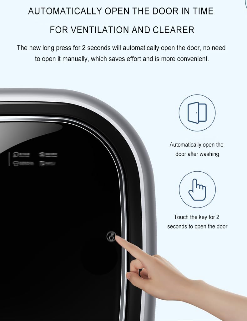 Lavadora mínima de Pared, Lavadora de Carga Frontal de 3 kg de Capacidad, Mini Lavadora doméstica, Lavadora y Secadora Completamente automática, para baño, Cocina