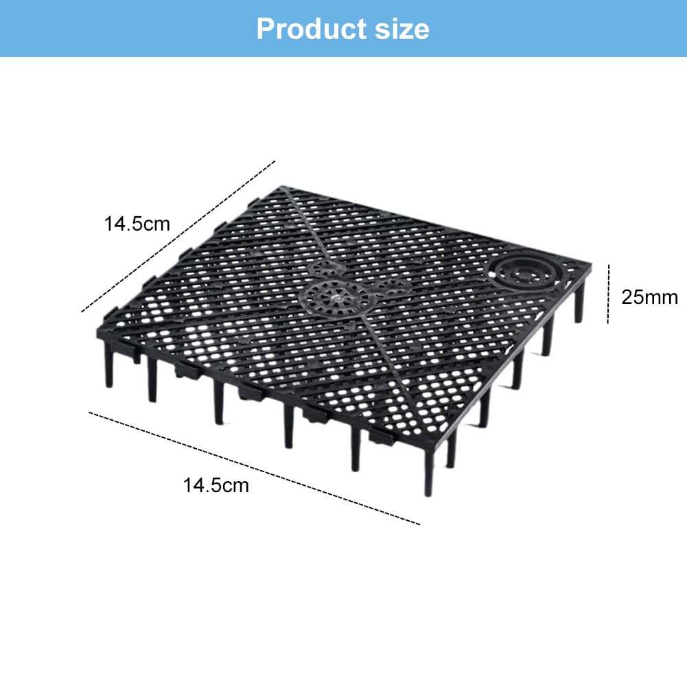 Rejilla de Acuario, Separador Acuario, Divisores de Acuario, Rejilla de Plástico para Acuario, Filtro Inferior para Tanque de Pescado, Divisor de Tanque de Peces, para Tanque de Peces, 2 Piezas