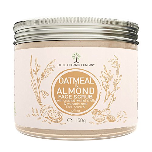 Image of Oatmeal & Almond Face Scrub with crushed Walnut Shells – a blend of Natural & Vegan Ingredients