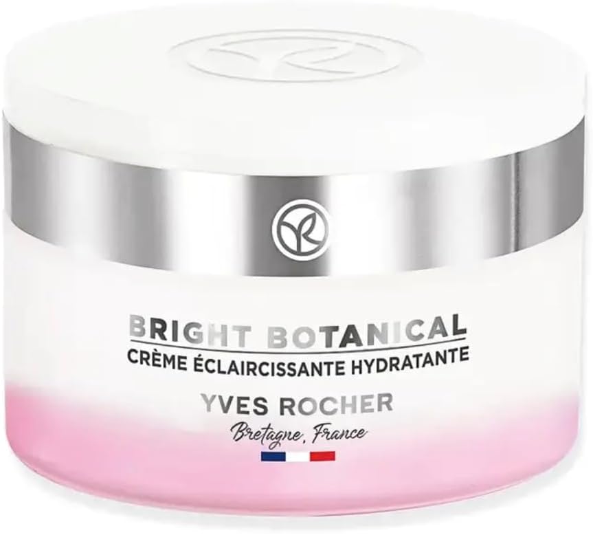 Yves Rocher Bright Botanical Skincare Set of 3 Cleansing Mousse 125 ml/4.2 flOz Moisturizing Tonic Lotion 200 ml/6.7 flOz Day & Night Moisturizing Cream 50 ml/1.7 flOz Radiance Care