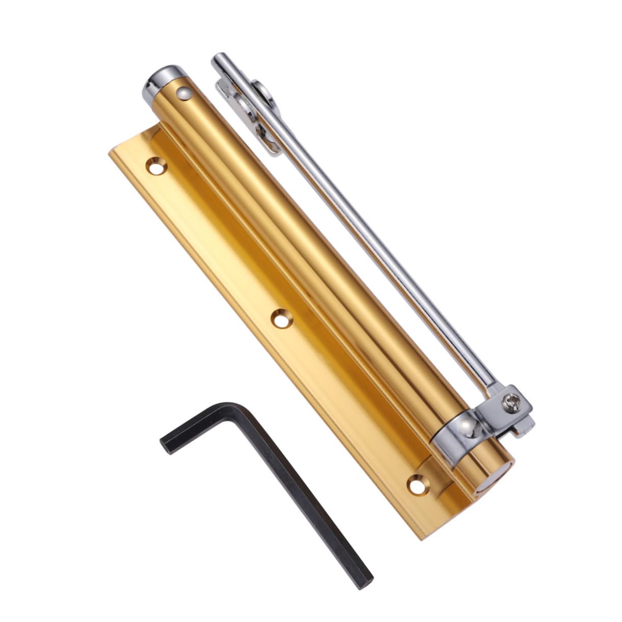 Cierrapuertas automático regulable de aluminio liviano de 35 kg para hogar y oficinas