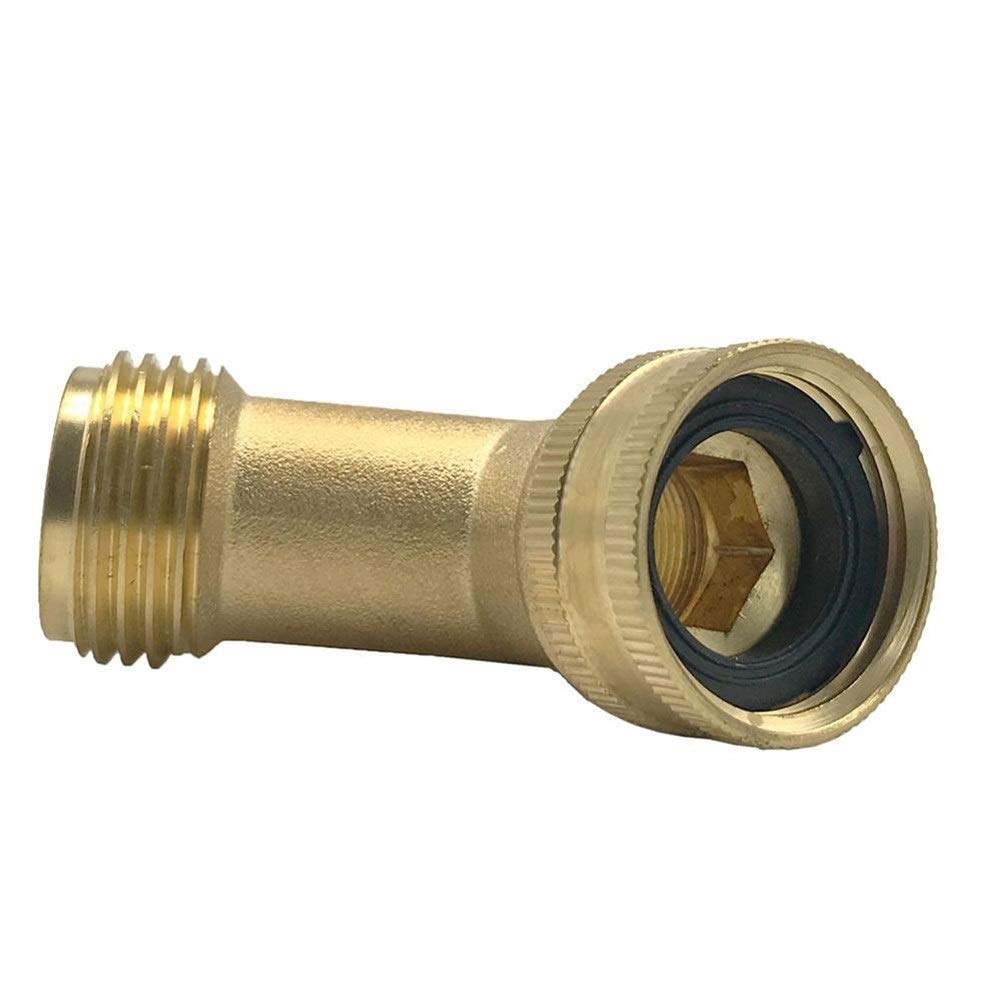 1 pz 3/4" Filettato in ottone Connettore a gomito Raccordi per l'irrigazione del giardino Connettore per tubo flessibile per irrigazione giardino Forniture da giardinaggio Accessori per l'irr